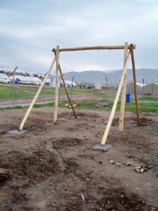 swings in progress